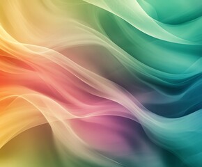 Fototapeta premium Rainbow color strip wave. Abstract texture long horizontal black background