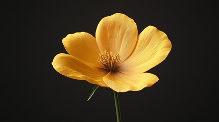 Obraz premium Yellow Flower Close-Up for Editorial or Commercial Use