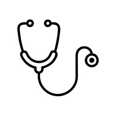 Stethoscope medical icon
