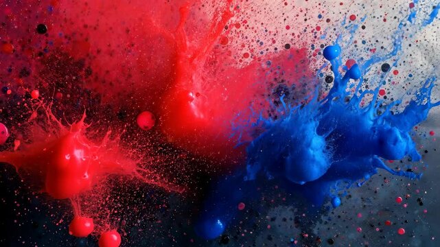 Multicolored paint splashes. Abstract. Background. Screensaver