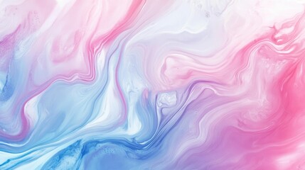 Fototapeta premium Pastel tones blend in smooth, fluid like patterns, offering an elegant and calming design ideal for creating tranquil visuals.