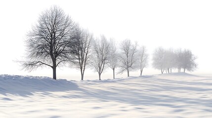 Obraz premium trees in snow