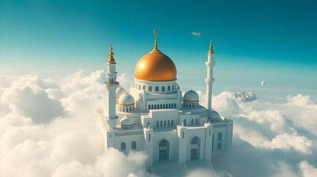  mosque,Ramadon Cocept AI ,Religious
