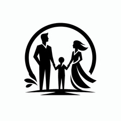 illustration, vector, image, art, art image, wallpaper, family, my family, logo, icon, family pack, black and white