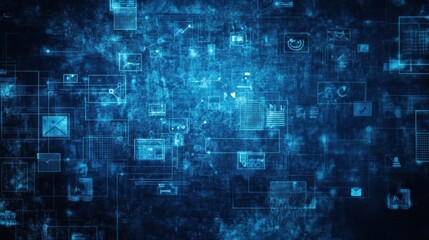 High tech background template design.