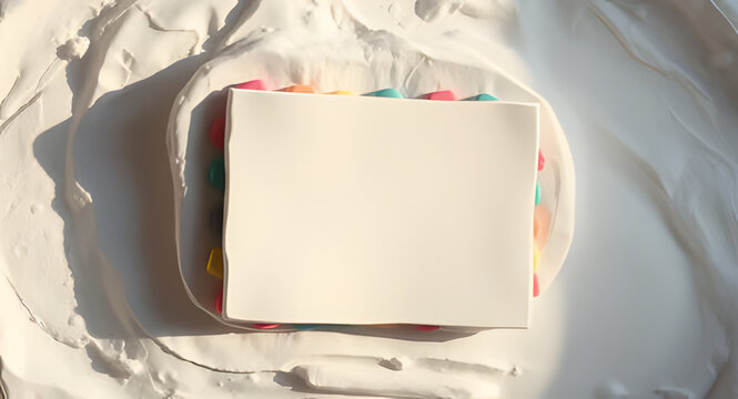 Ramadan mubarak invitation , card,templete to write custom message on it .