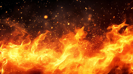 Flaming Fire Streak Background for Digital Art, Motion Effects, Speed Visuals, and Sci-Fi Designs - Used in Websites, Gaming, Advertising, Visual Effects, Branding
