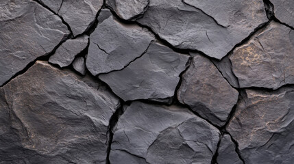 Fototapeta premium Close-up of detailed solidified lava textures for design and background use