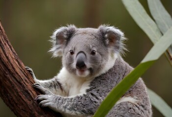 Fototapeta premium Adorable Koala in Its Natural Habitat