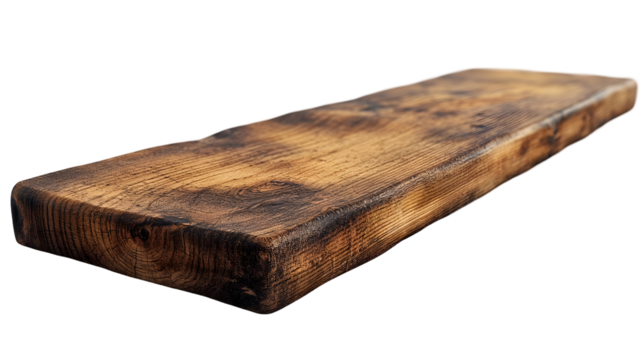 Brown Wooden Plank Rustic Texture Background, Aged Grain for Natural Decor Themes, isolated on transparent background.