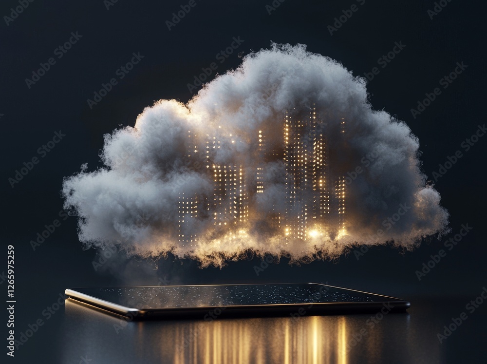Poster cloud computing and data storage's power and potential