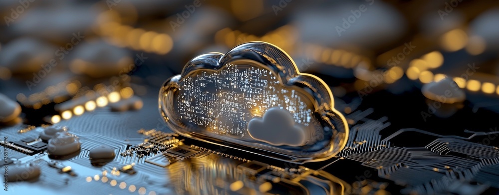 Poster cloud and edge computing technology is paired with a data protection system to ensure the security o