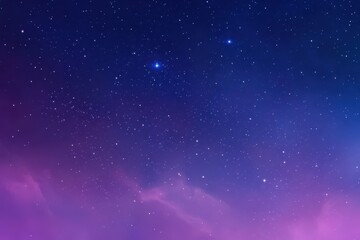 Obraz premium Stunning nebula background with shades of purple and blue stars dotting the sky