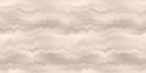 Soft brown space dyed washed border seamless pattern. Mocha tan effect washed wavy degraded design for banners, fashion ribbon trim and edge designs. Mottled textured and calm.