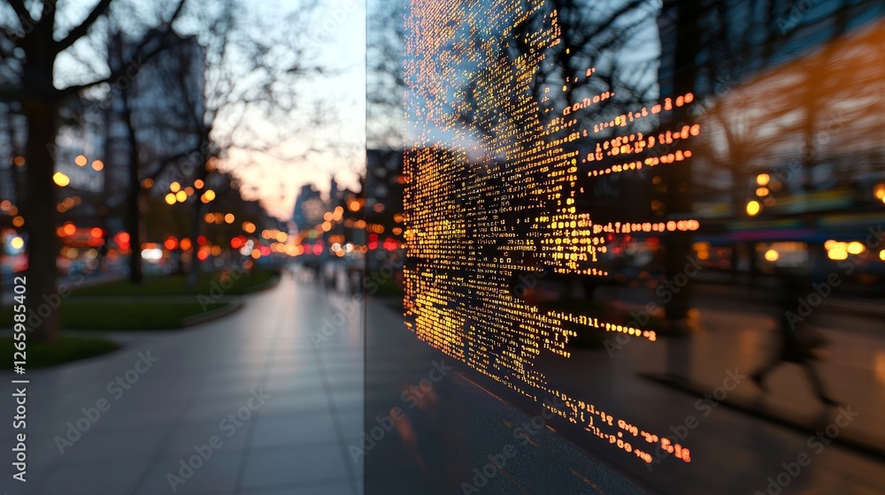Poster digital technology for data exchange is rooted in software development, leveraging cloud computing a