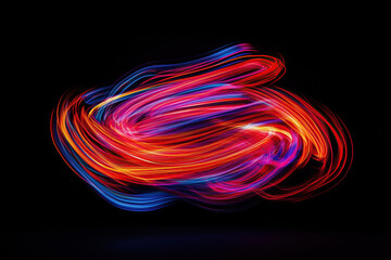 Abstract lightpainting background