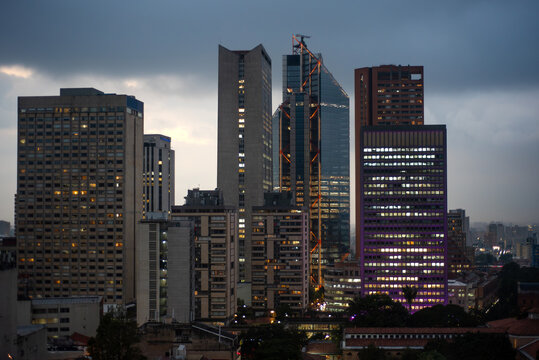 Zona empresarial Bogot&aacute;, Colombia.