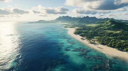 Ultra-Realistic Great Barrier Reef in Digital Painting