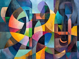 A harmonious interplay of colors and shapes
