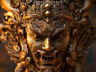 Fototapeta premium Ultra-Detailed Manipura Chakra Icon: Symbol of Solar Plexus Energy