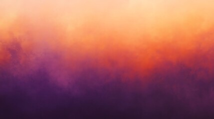 Fototapeta premium Vibrant Sunset Sky Hues Of Orange And Purple