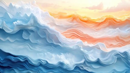 Dynamic ocean waves at sunrise coastal art vibrant seascape serene environment artistic perspective nature's beauty