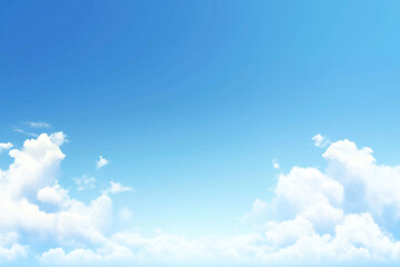 Blue sky with clouds