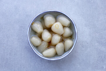 Pickled Scallion, Pickled Japanese leek bulbs