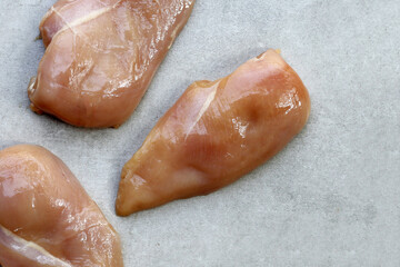Chicken breast meat without skin
