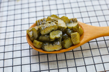 Japanese pickled cucumber,  Japanese food