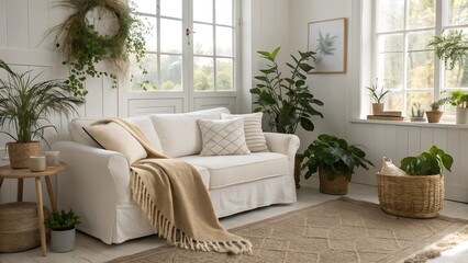 Fototapeta premium living room with a sofa