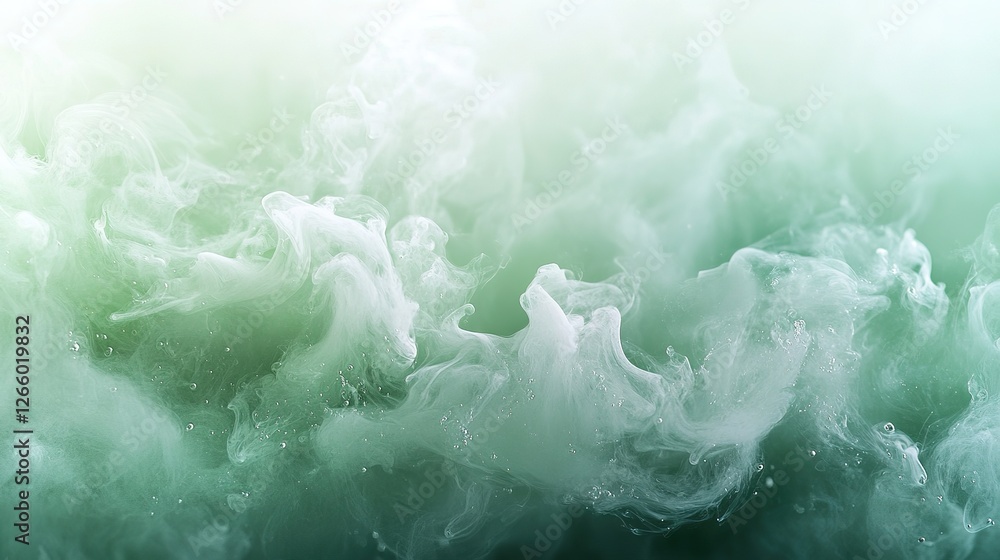 Poster dynamic wave motion display fluid environment abstract art ethereal atmosphere close-up perspective