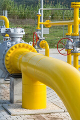 Centrale di immissione gas metanodotto.