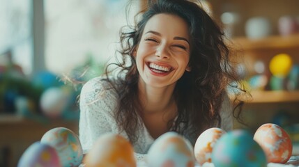 Celebrating Easter with joy and creativity through colorful egg decoration