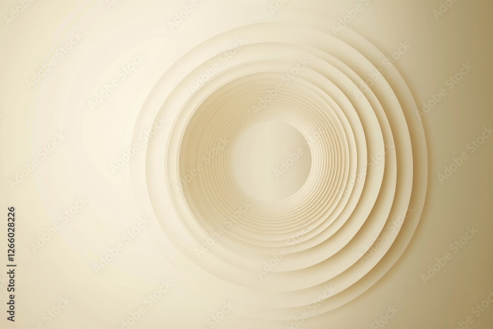 Fototapete intricate layers create a calming visual experience with soft hues in an abstract design. generative