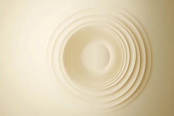 Obraz premium Intricate layers create a calming visual experience with soft hues in an abstract design. Generative AI