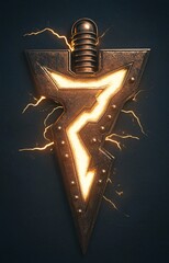 Ultra-Detailed Hyperrealistic Bolt Icon