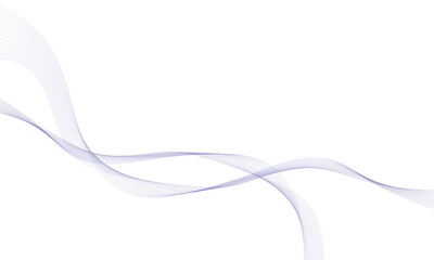 Line style blue curvy wave