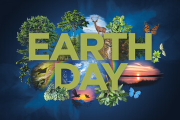 Earth Day Concept Art - Environmental Protection and Sustainability Illustration