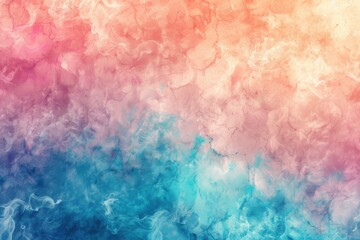 Delicate pastel background with a blend of pink, blue, and green, featuring subtle textures for added depth