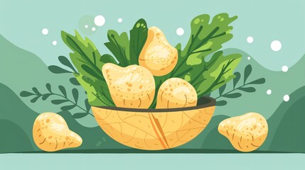 Illustration of Superfood Fruits and Berries Icon Vector