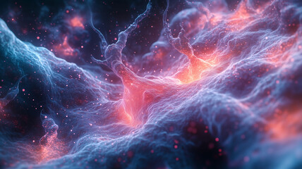 Fototapeta premium Visualizing the dynamic relationships within a neuro-map of the brain