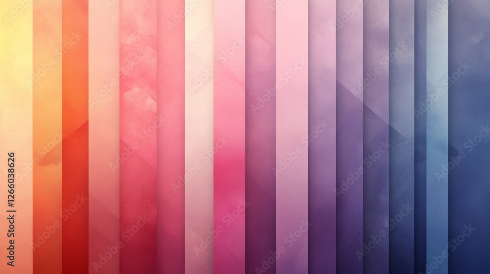 Aufkleber gradient color stripe background with modern abstract aesthetic, soft pastel to deep hues transition