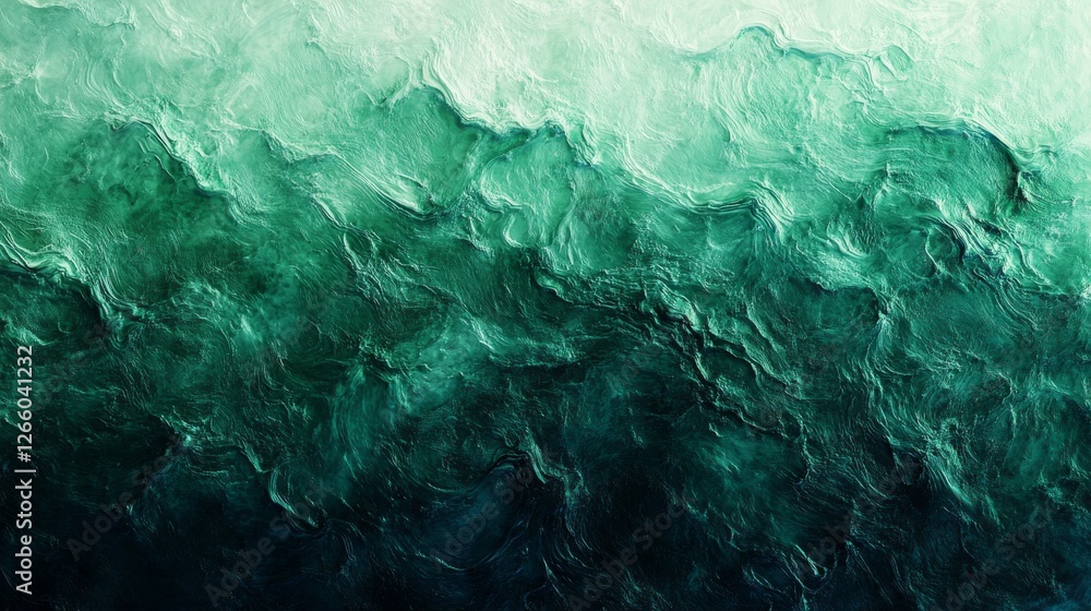 Poster abstract water inspired background with fluid green and blue textures creating a dynamic artistic de