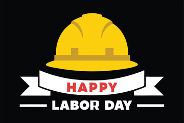 usa labor day banner and poster template vector art illustration