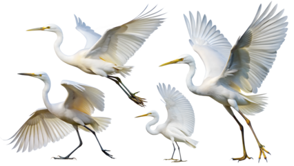 great white heron ardea cinerea