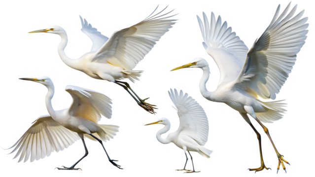 great white heron ardea cinerea