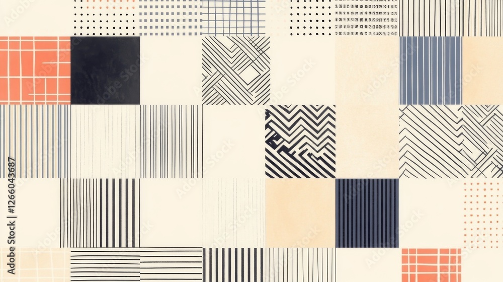 Poster abstract geometric pattern background