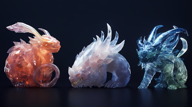 Prohibido torear. Crystal-Fanged Beasts. Illustration