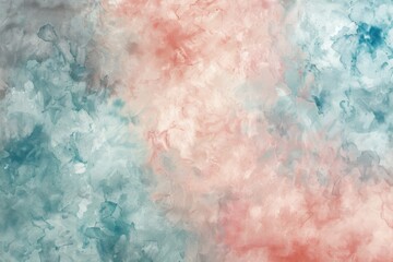 Obraz premium Delicate pastel background with a blend of pink, blue, and green, featuring subtle textures for added depth